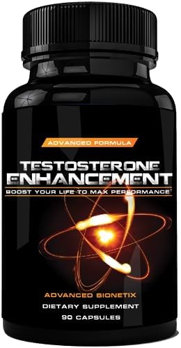 Testosterone Booster Male Enhancement. #1 Recommended by Men Over the Age of 40* Increase Desire, Energy, Lean Muscle. Melt Away Fat with Zinc, Tribulus, Tongkat Ali, Horny Goat Weed & More Advanced Bionetix