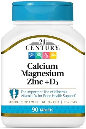 21st Century Cal Mag Zinc +D Tablets, 90 Count 21st Century