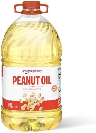 Amazon Grocery, Peanut Oil, 128 Fl Oz (Previously Amazon Fresh, Packaging May Vary) Amazon Grocery