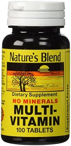 Nature's Blend Multi-Vitamin No Minerals 100 Tabs (Model: 3824) Nature's Blend