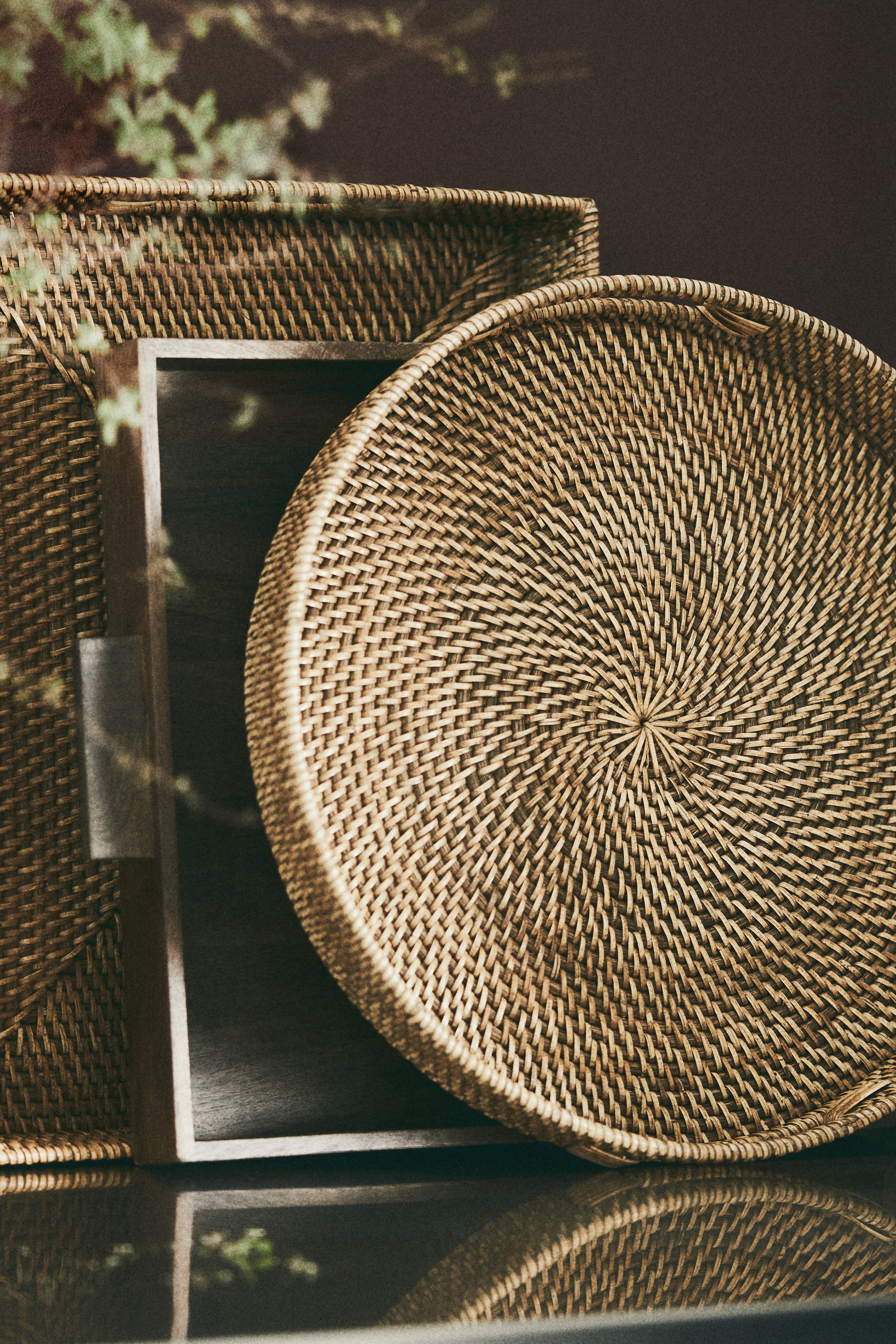 Rattan Tray H&M