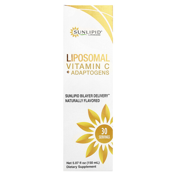 Liposomal Vitamin C + Adaptogens, 5.07 fl oz (150 ml) SunLipid