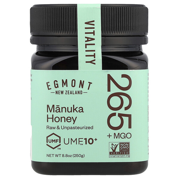 Manuka Honey, Raw & Unpasteurized, UMF™10+, MGO 265+ , 8.8 oz (250 g) Egmont Honey