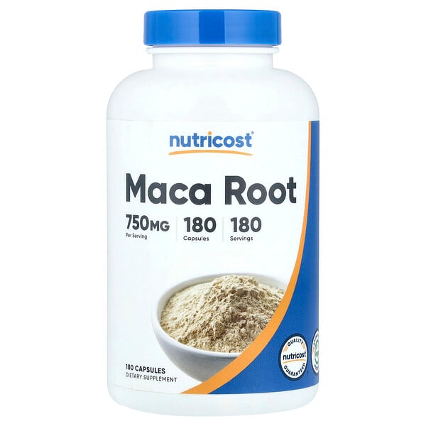 Maca Root, 750 mg, 180 Capsules Nutricost