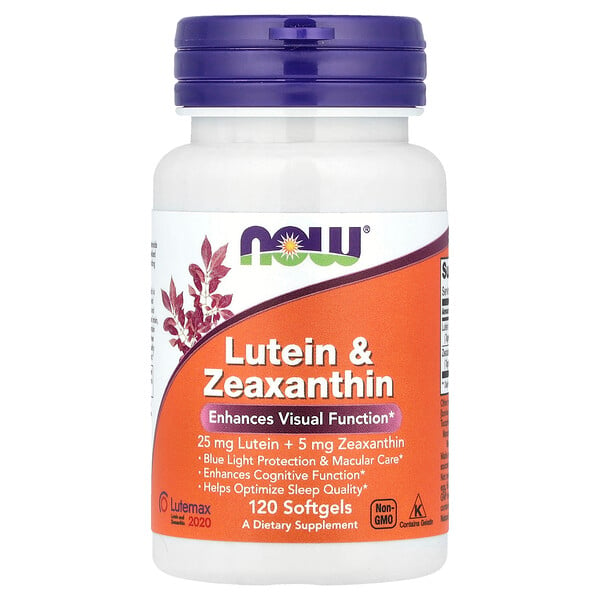 Lutein & Zeaxanthin , 120 Softgels NOW Foods