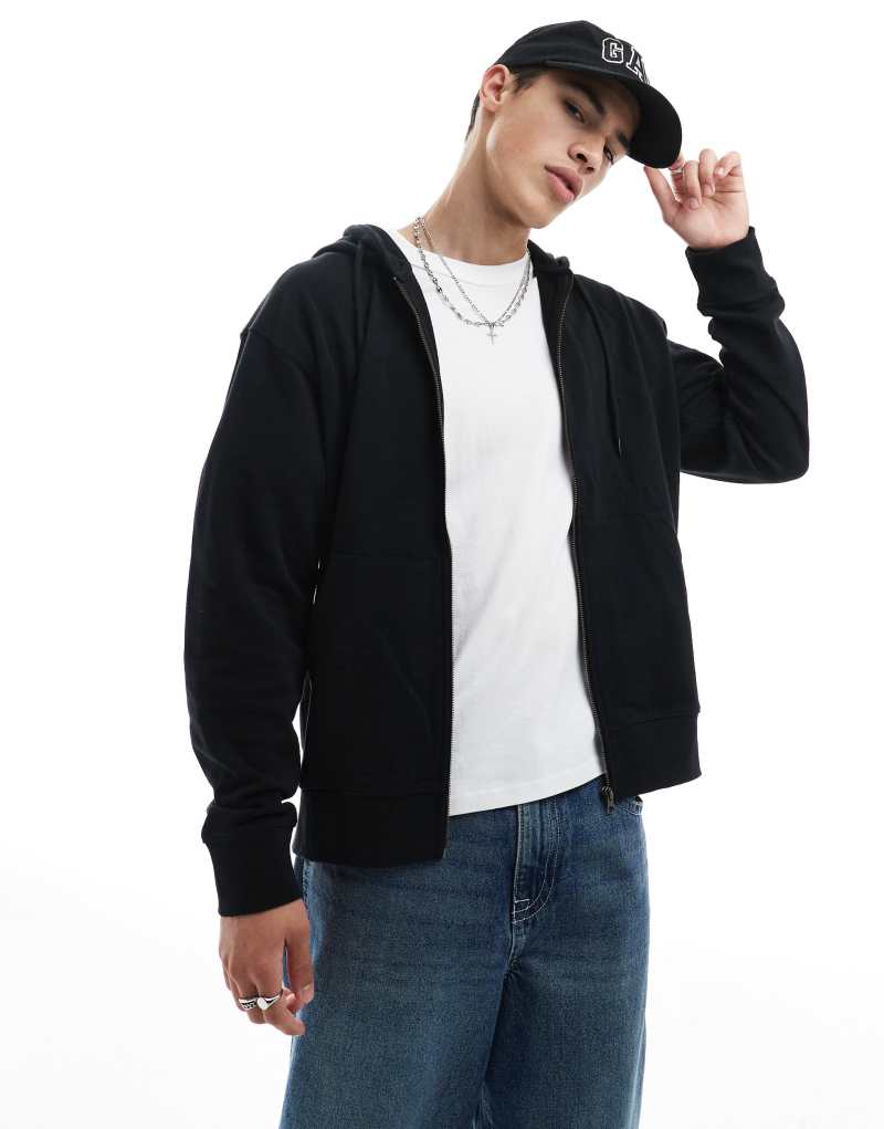 Jack & Jones super oversized hoodie in black Jack & Jones