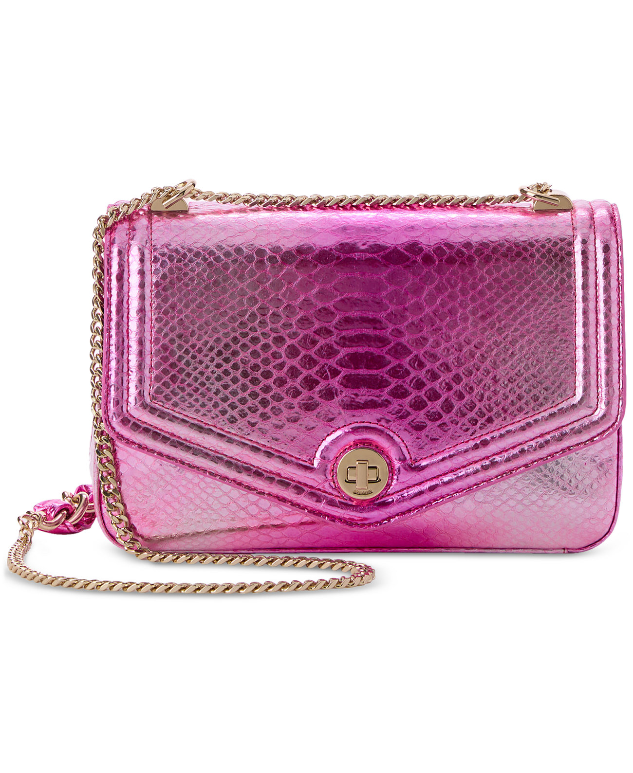 Rosalie Rose Water Akoni Small Leather Shoulder Bag Brahmin