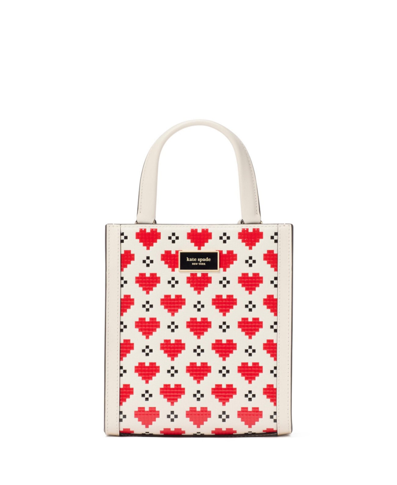 Manhattan Pixel Hearts Mini Tote Bag Kate Spade New York