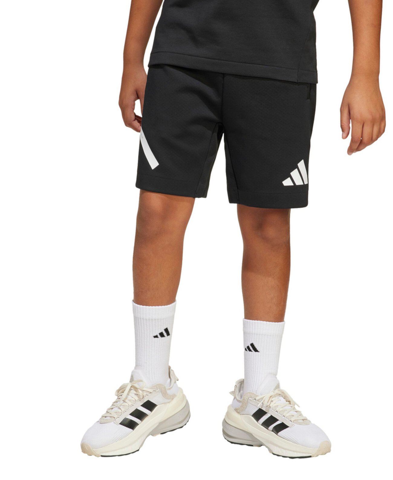 Big Boys Double Knit Shorts Adidas