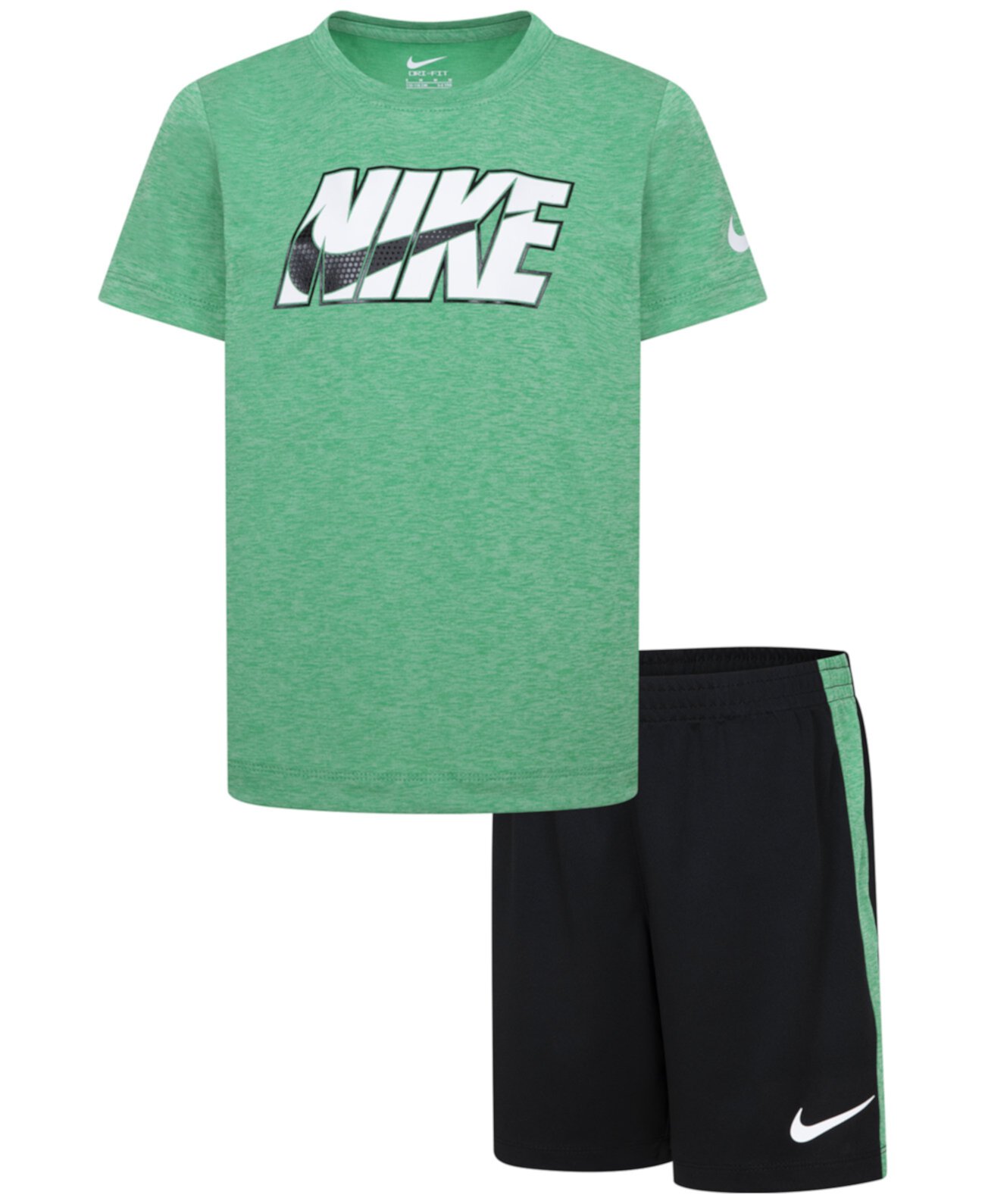 Little Boys Dri-FIT Dropset T-Shirt & Shorts Set Nike