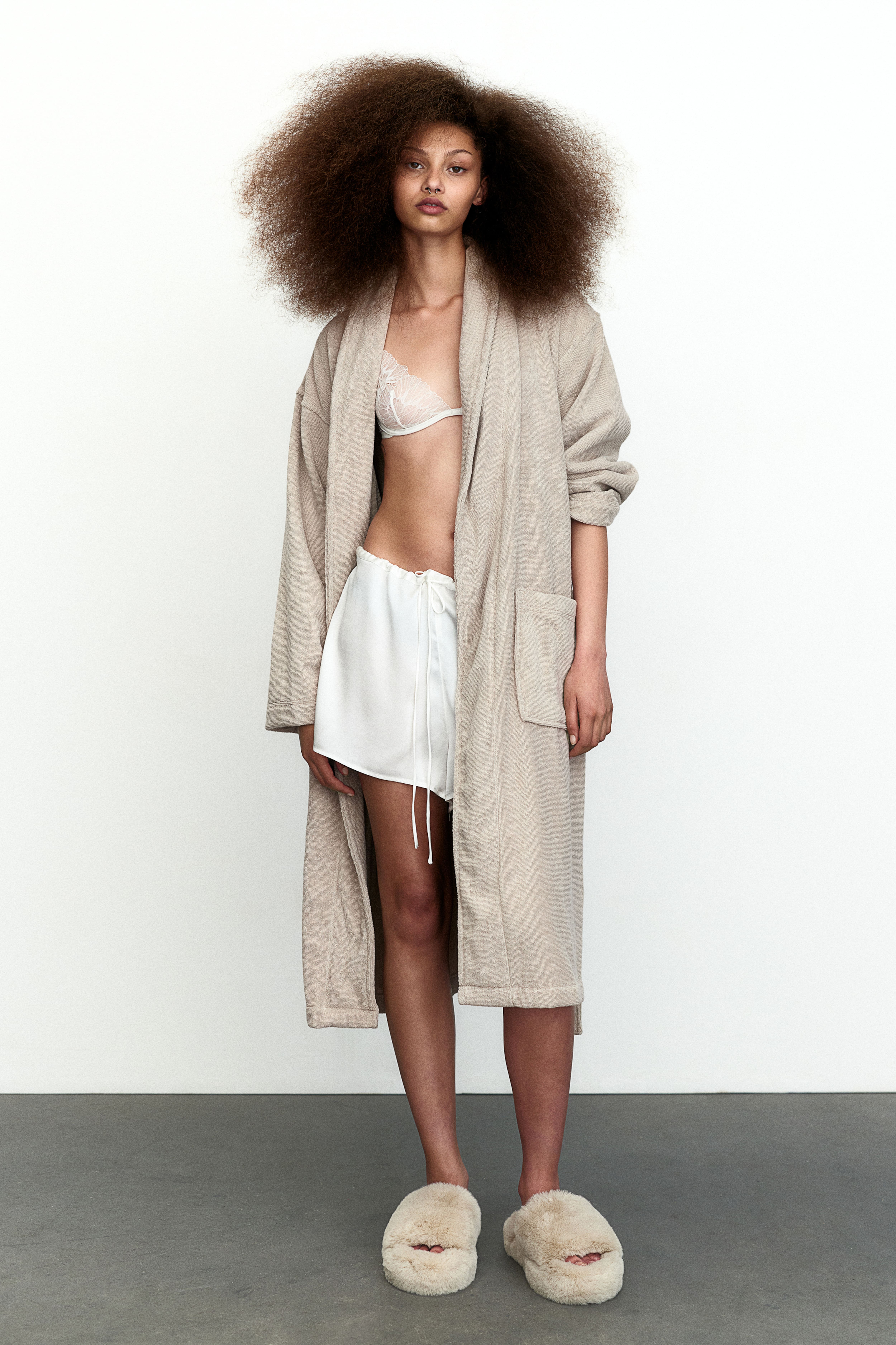 Cotton Terry Bathrobe H&M