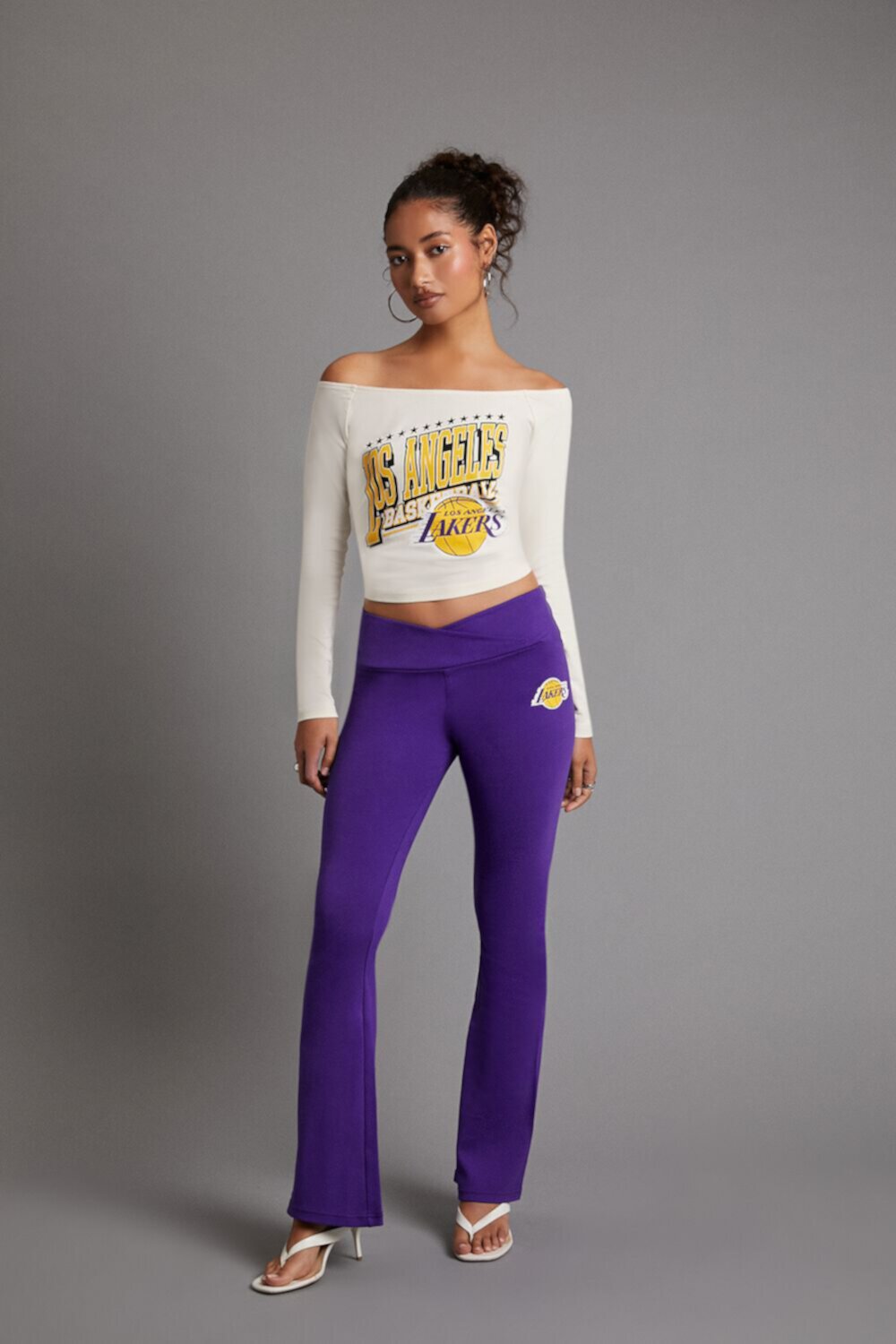 Los Angeles Lakers Flare Pants Forever21