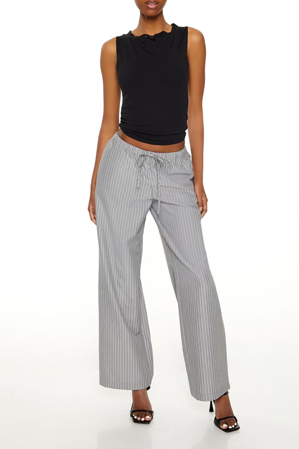 Striped Drawstring Pants Forever21