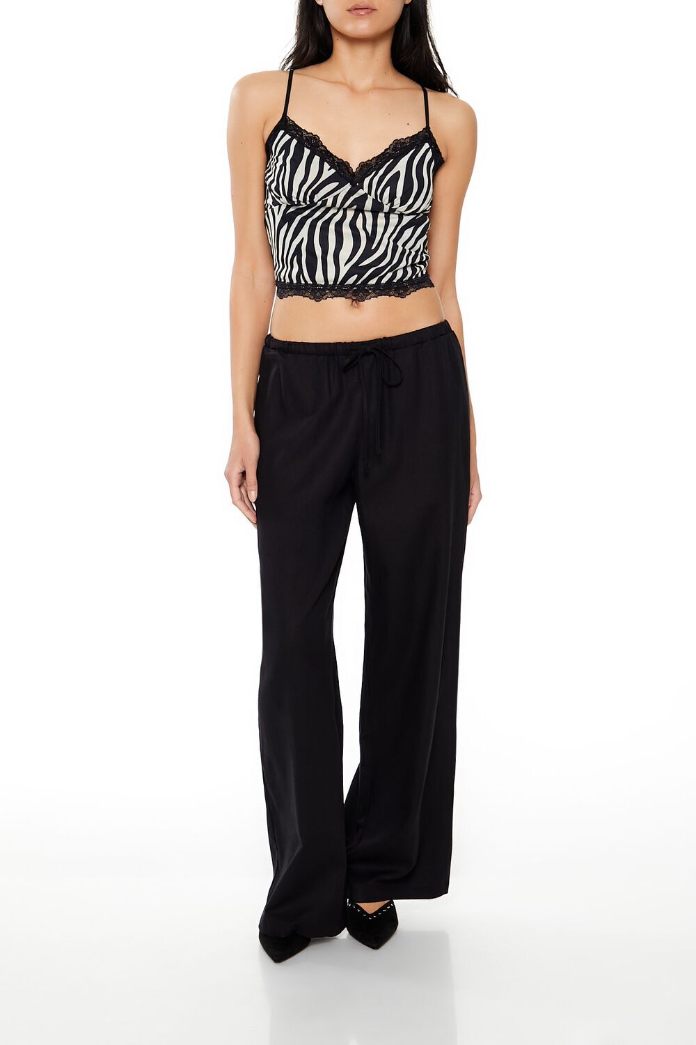 Drawstring Wide-Leg Pants Forever21