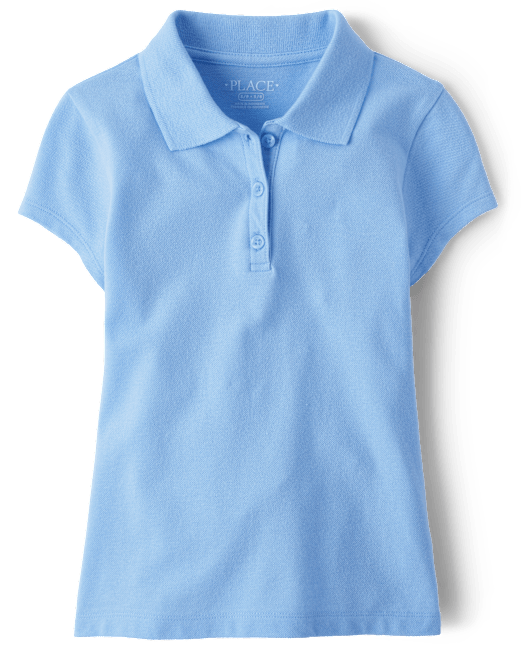 Girls Uniform Pique Polo The Children`s Place