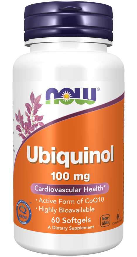 Ubiquinol 100 mg Softgels NOW Foods