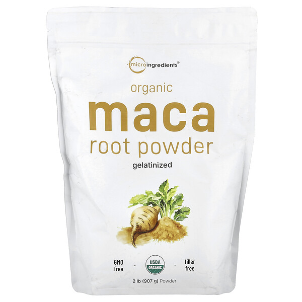 Organic Maca Root Powder, 2 lb (907 g) Micro Ingredients