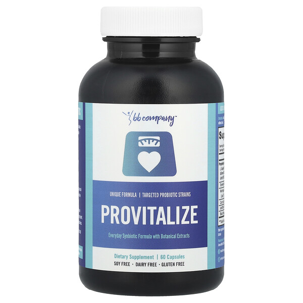 Provitalize, Everyday Synbiotic Formula with Botanical Extracts, 60 Capsules BB Company