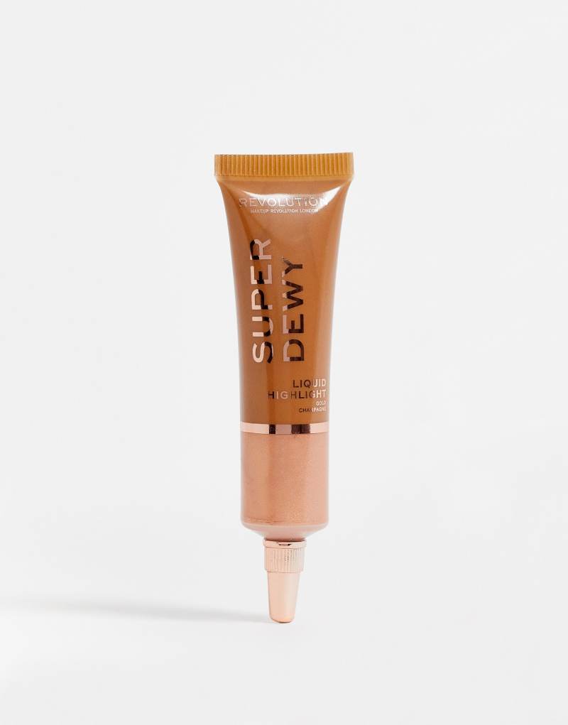 Revolution Superdewy Liquid Highlighter - Gold Champagne Revolution