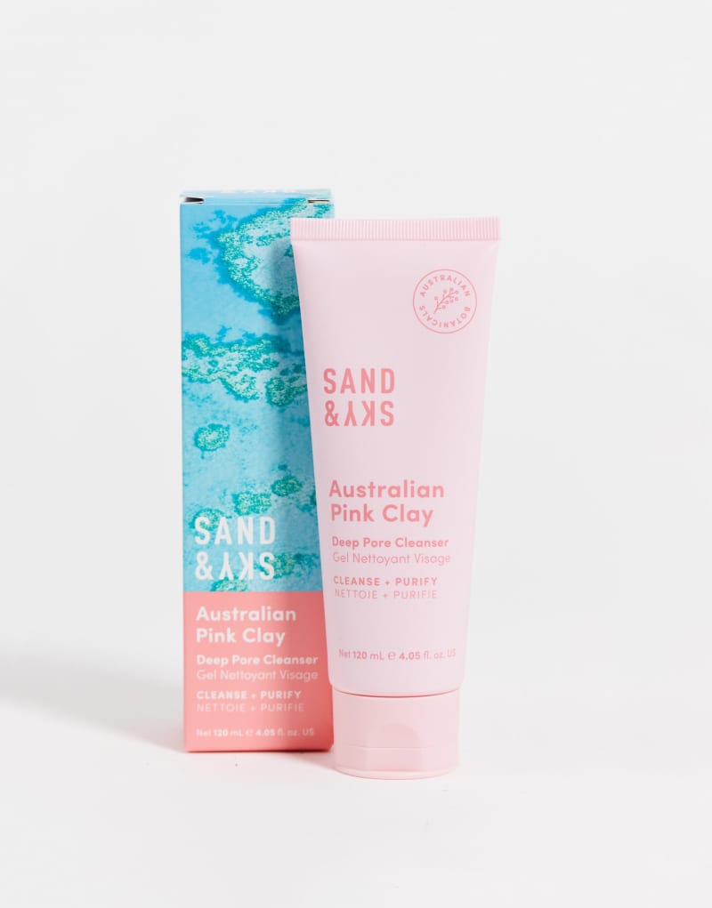 Sand & Sky Australian Pink Clay Deep Pore Cleanser 120ml Sand & Sky