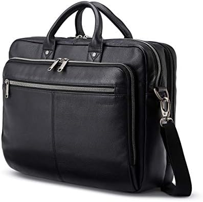 Samsonite Classic Leather Toploader Briefcase Samsonite