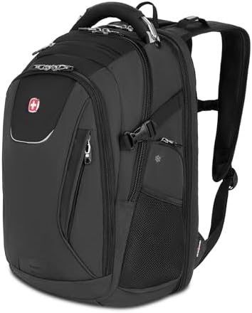 SwissGear Travel Tech Pro, Black, 18.5”x12.5”x8.25” SwissGear