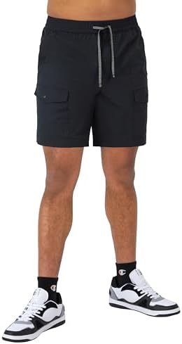 Champion Men's Shorts, Champion Cargo, Men's Shorts with Pockets, Comfortable Men's Shorts, 8 Champion