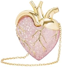 JW PEI Women's Maren Artificial Crystal Heart Shaped Bag Jw Pei