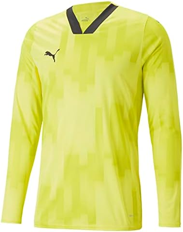 PUMA Men's TeamTarget Goal Keeper Long Sleeve Jersey, Fluo Yellow, Medium Puma