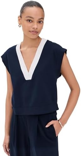 Stateside Women's Ponte Colorblock Vest Stateside