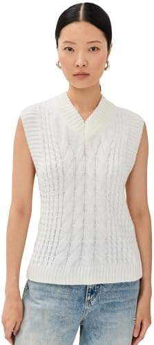 ALOHAS Women's Kylie White Tricot Vest Alohas