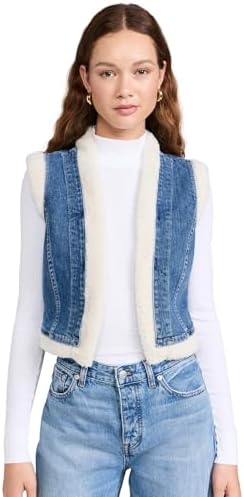 LE JEAN Women's Celeste Sherpa Vest Le Jean