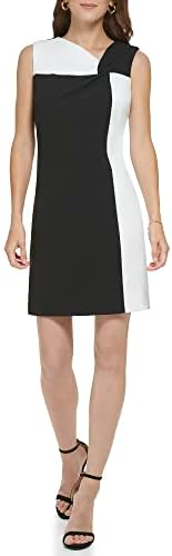 DKNY womens Color Block Sheath Dress DKNY