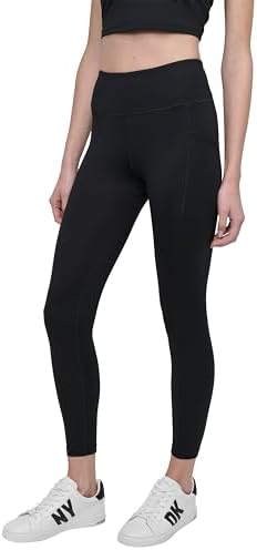 DKNY Women's High Waist 7/8 Tight Compression Everyday Legging DKNY