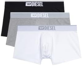 Diesel UMBX-DAMIEN THREE PACK plain boxers White/Grey Diesel