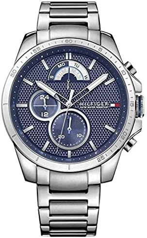 Tommy Hilfiger Men's 1791348 Cool Sport Analog Display Quartz Silver Watch Tommy Hilfiger