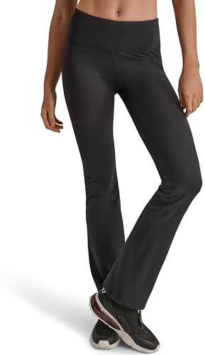 DKNY Women's Essential High Waist Flare Stretchy Soft Pant DKNY