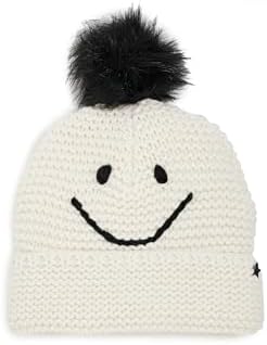 Jocelyn Women's Waffle Knit Smile Beanie Jocelyn