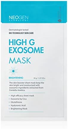 [K-Beauty] NEOGEN DERMALOGY High G Exosome Mask Sheet (39g. 5 sheets) Neogen Dermalogy