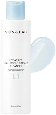 [SKIN&LAB] Hybarrier Hyaluronic Capsule Cleanser| Daily Gel Cleanser Infused with Hyaluronic Capsule and Hyaldeca Complex | For All Skin Types | 6.76 fl.oz Skin & Lab Skin Science Solution