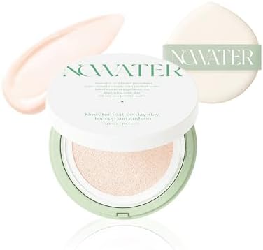 NOWATER Tea Tree Tone-up Sun Cushion (SPF50+, PA++++) | No.23 | Cushion Foundation with UV Protection | Hyaluronic Acid, Niacinamide | Korean Make up for face (0.88 fl.oz) (0.88 fl.oz) NOWATER