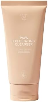 SWEET JULY SKIN Pava Exfoliating Cleanser, Gentle, Non-stripping, Hydrating, Clean Face Wash for All Skin Types, Vegan, Clean (5.6 oz) SWEET JULY