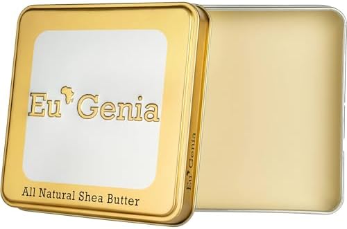 Eu'Genia Anti-Aging Shea Butter Balm: Jasmine, 12 oz, 100% Pure Unrefined Ghanaian Shea, Premium Face & Body Moisturizer for All Skin and Hair Types Eu'Genia Shea