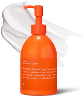 RATAPLAN Dahong Hand & Body Lotion - Vegan, Gentle and Soft Moisturizer, Tangerine of Jeju Island, Korean Skincare, 10.14 fl.oz 300ml RATAPLAN