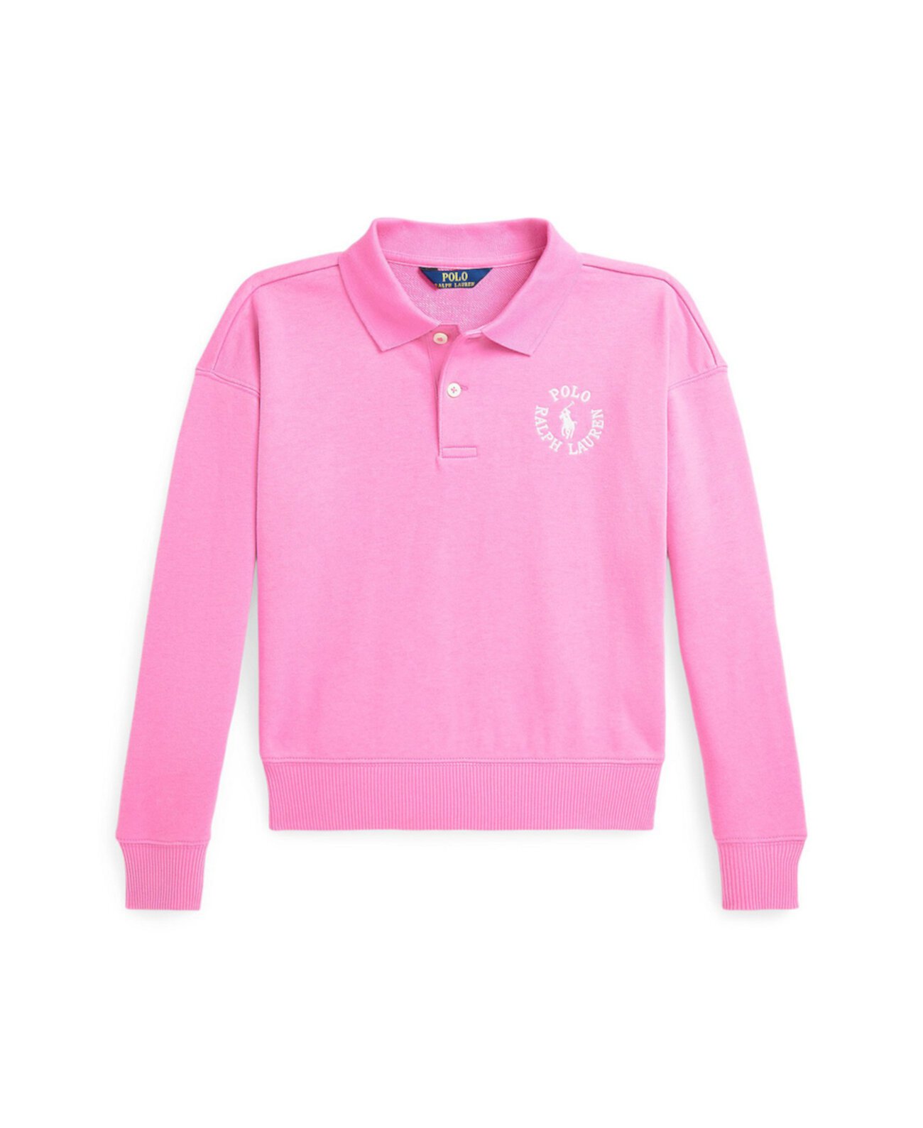 Big Girls Logo French Terry Polo Sweatshirt Polo Ralph Lauren