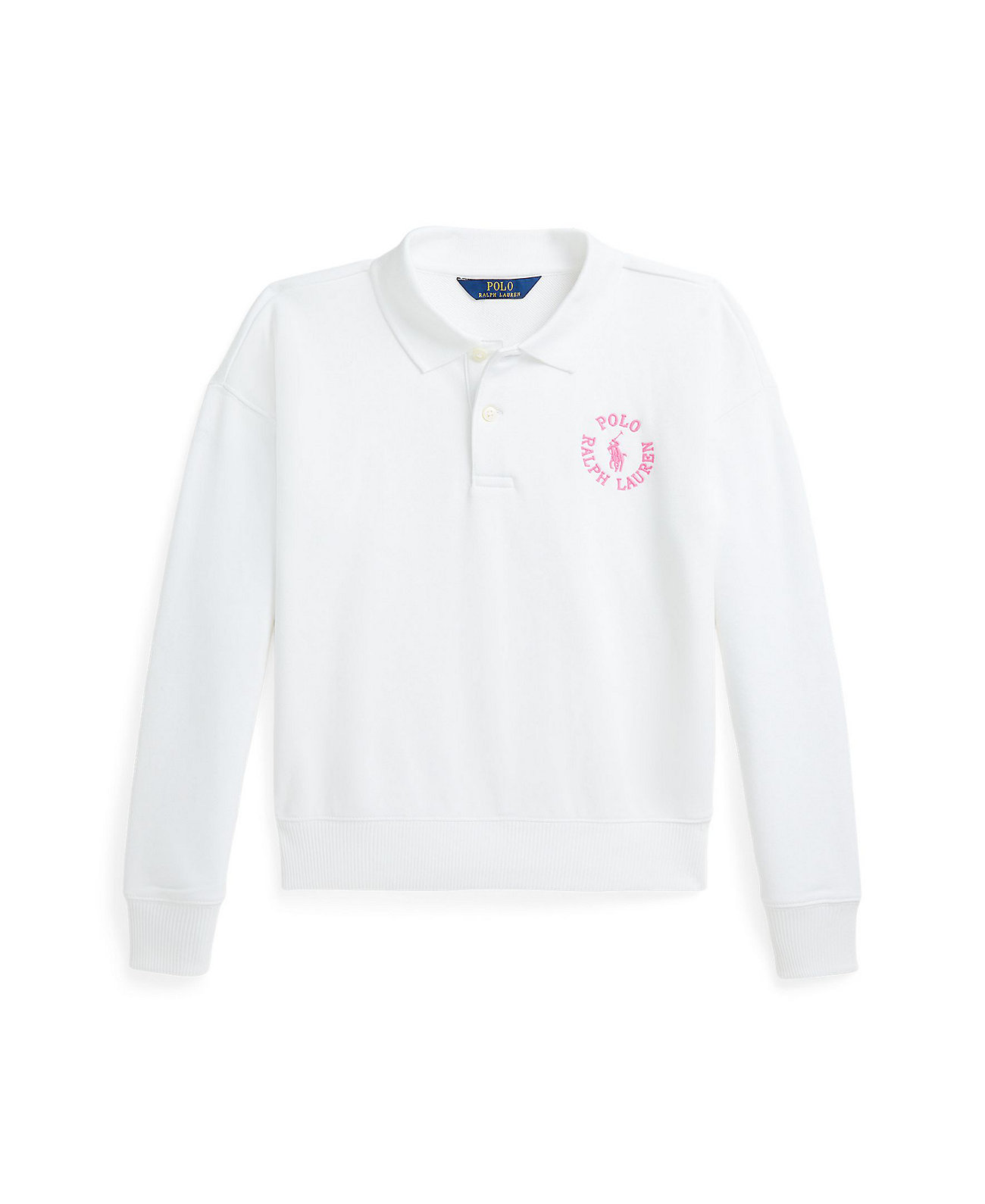 Big Girls Logo French Terry Polo Sweatshirt Polo Ralph Lauren