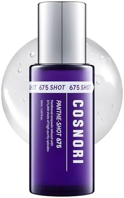 COSNORI Panthe-Shot 675 - Korean Panthenol ampoule with 675,000 high purity spicules - Powerful skin care solution - Intensive facial first essence (50ml / 1.69 fl. oz.) Cosnori