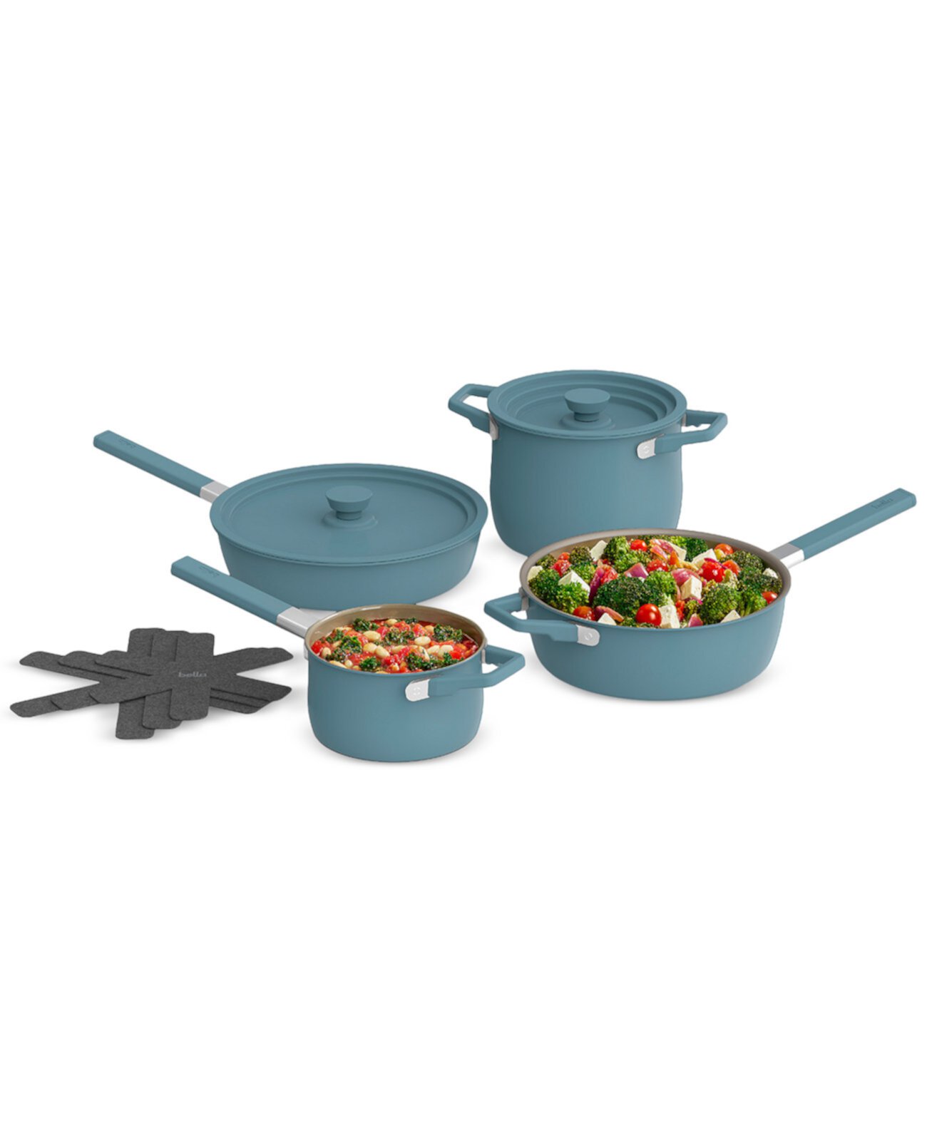 9-Piece Store More Nonstick Ceramic Cookware Set Bella