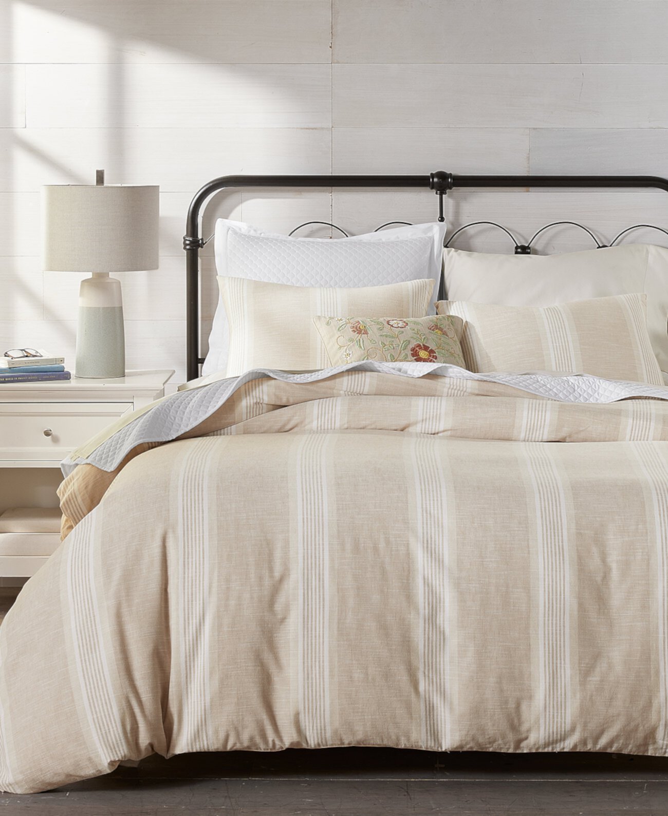 Clifton Stripe 2-Pc. Comforter Set, Twin, Exclusively at Macy's Charter Club