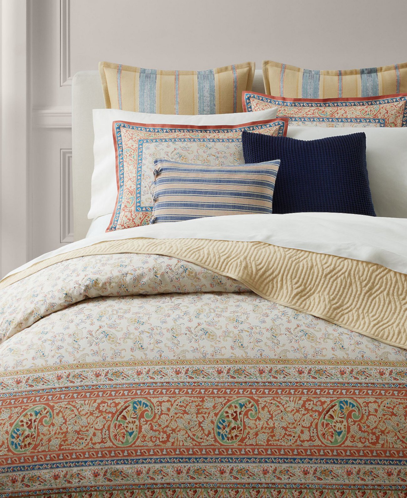 Bering Paisley 3-Pc. Comforter Set, Full/Queen LAUREN Ralph Lauren